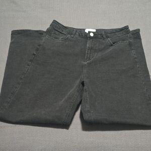 Elegant Black Straight Leg Women's Jeans